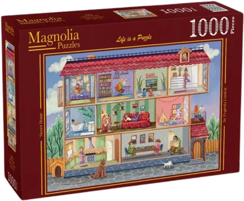 Puzzle Magnolia din 1000 piese - Dulce acasă