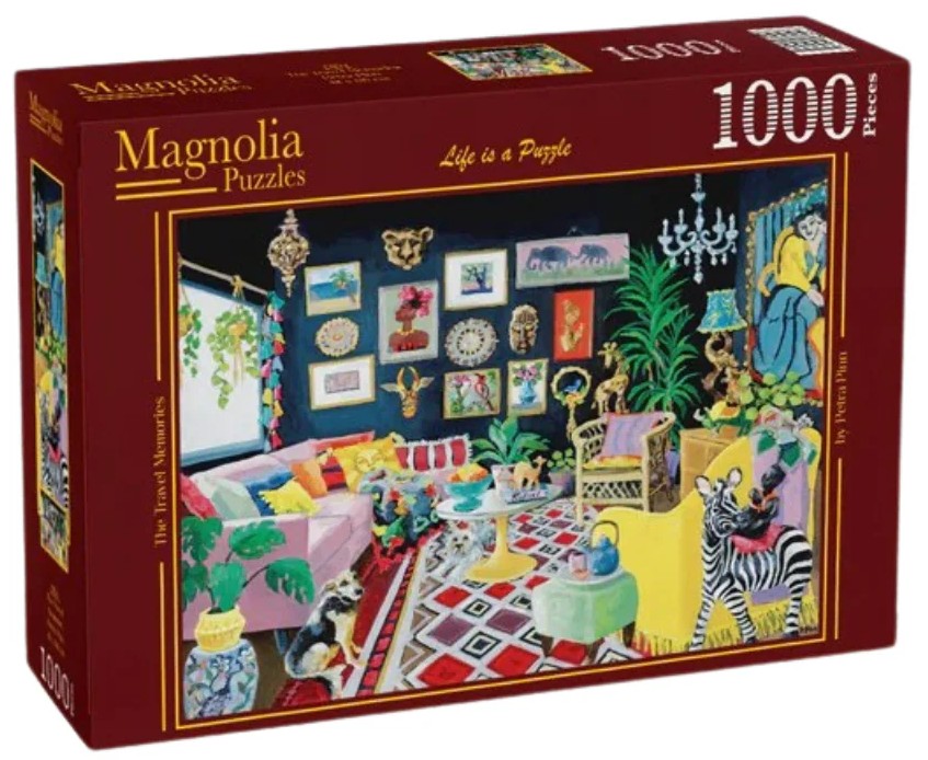 Puzzle Magnolia din 1000 piese - Amintiri de călătorie