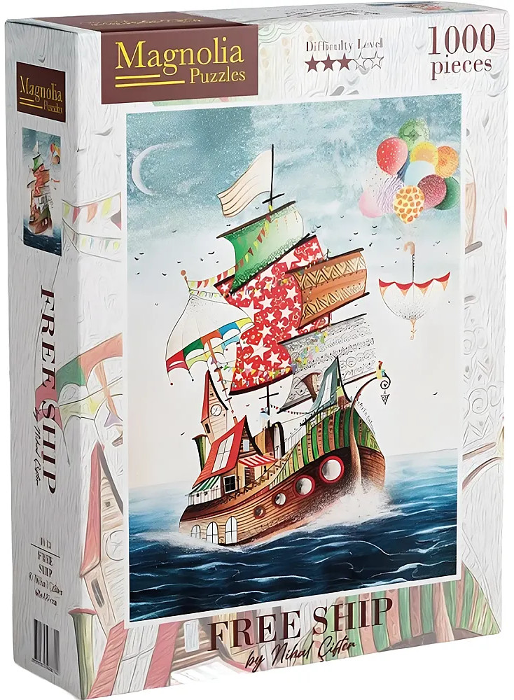 Puzzle Magnolia din 1000 piese - Navă gratuită