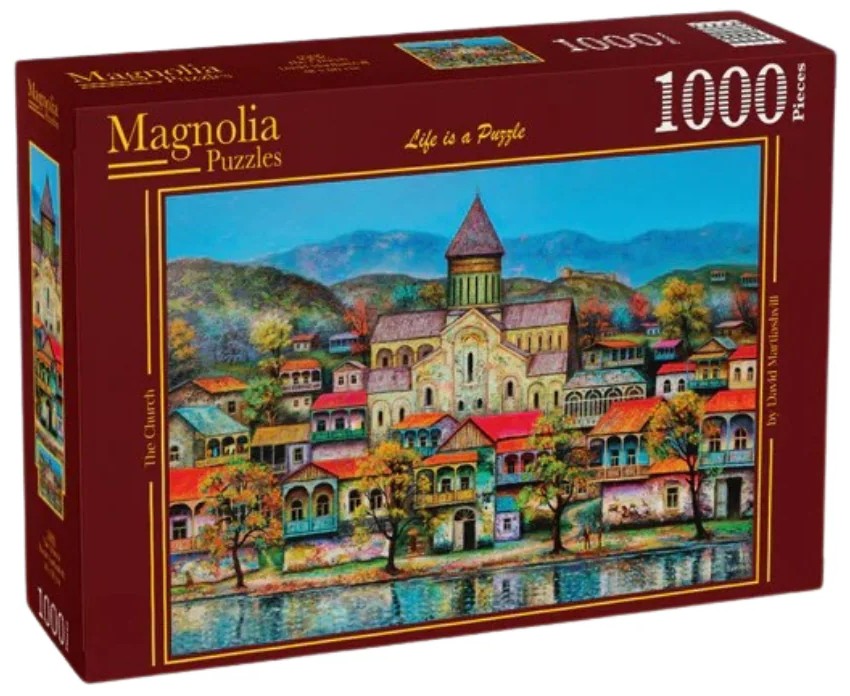 Puzzle Magnolia din 1000 piese - Biserica