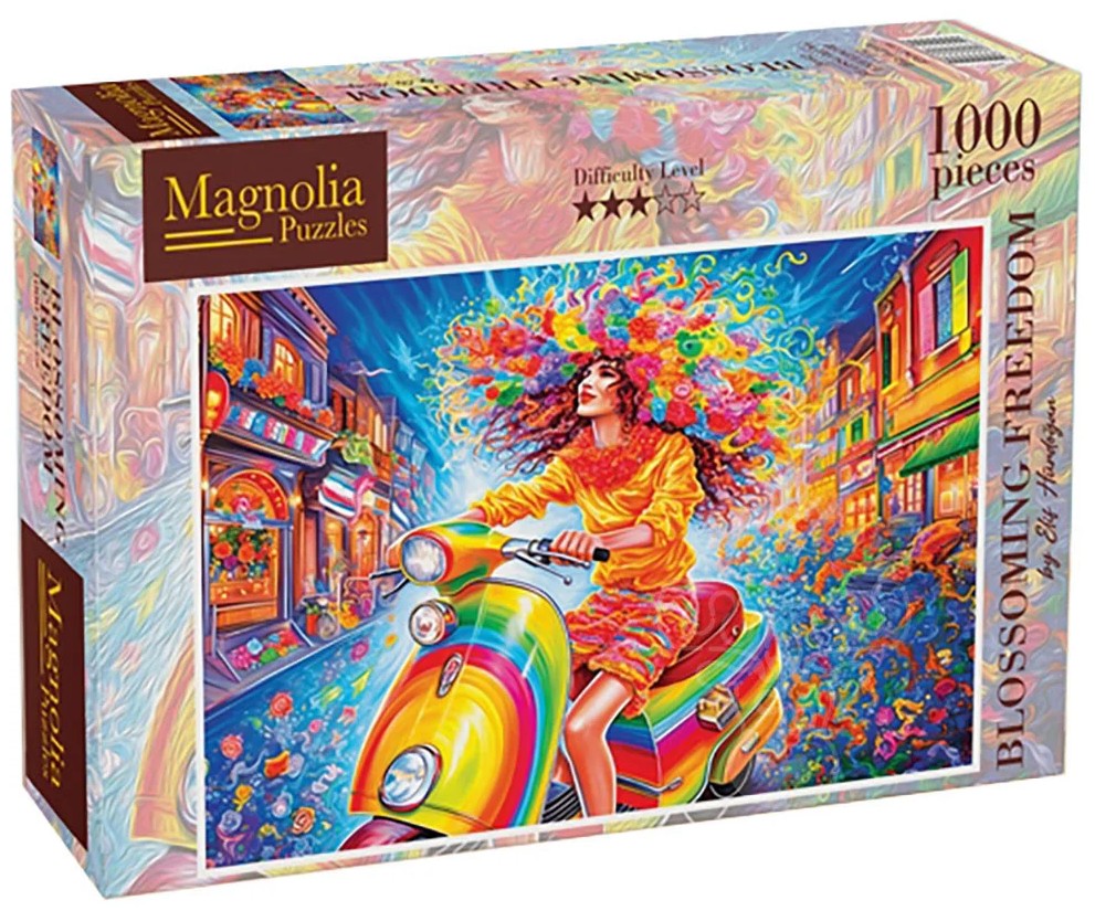 Puzzle Magnolia din 1000 piese - În perioada de glorie a libertății
