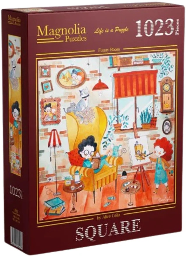 Puzzle Magnolia din 1000 piese - Cameră de distracție