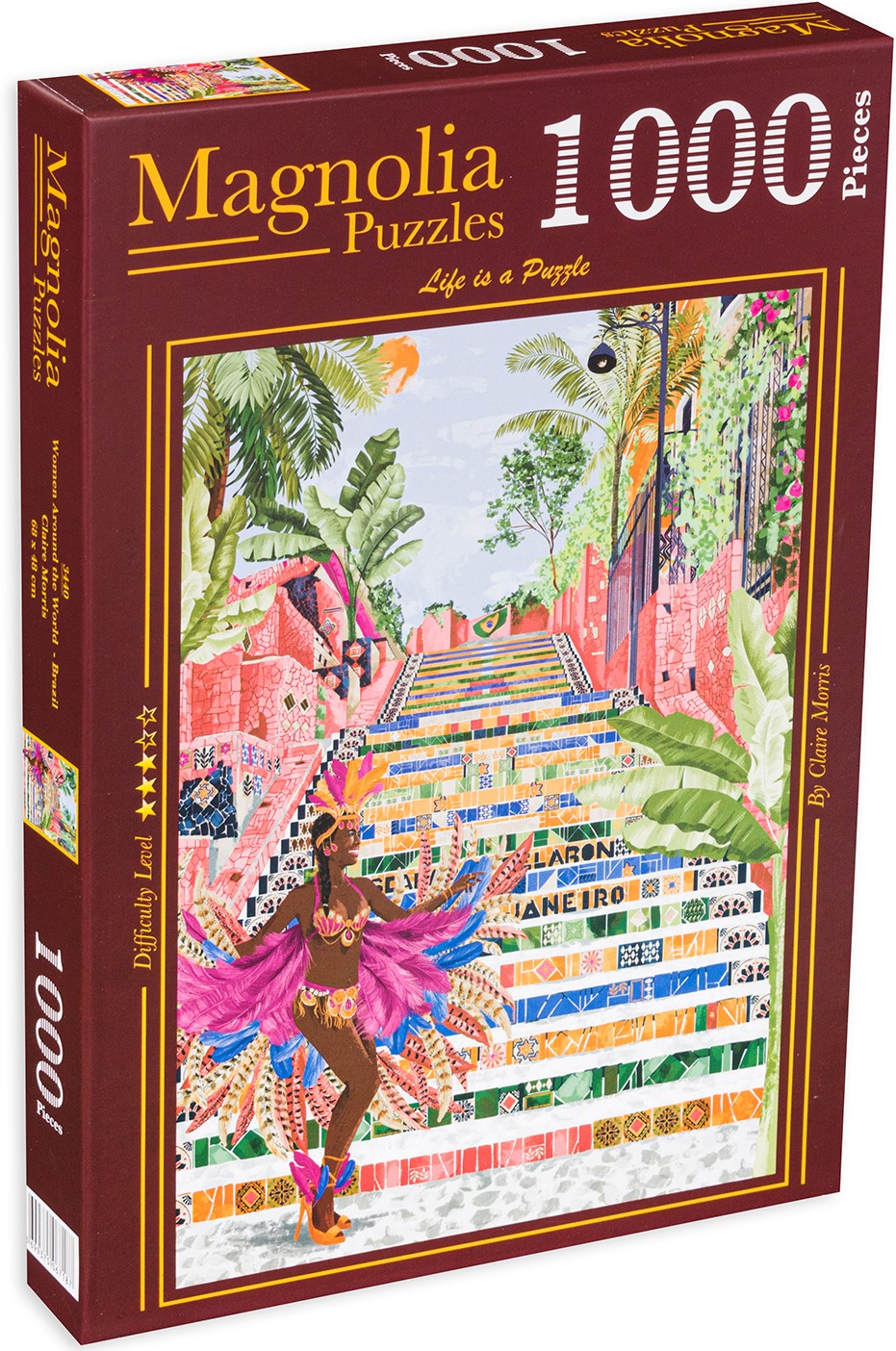 Puzzle Magnolia din 1000 de piese - Femeie în Brazilia