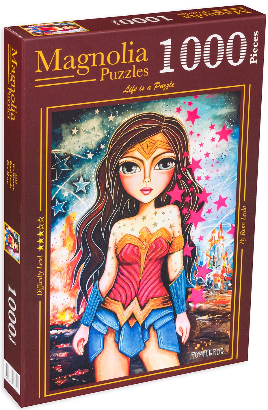 Puzzle Magnolia din 1000 de piese - Femeia-minune