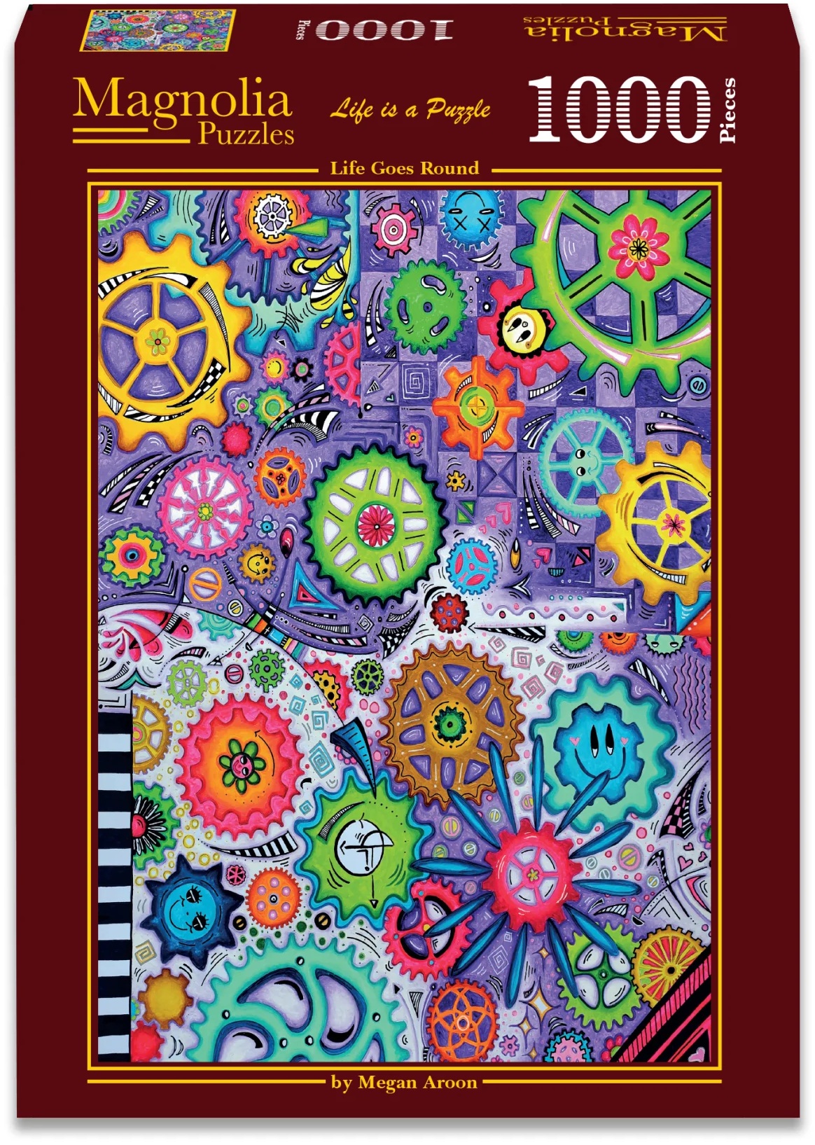 Puzzle Magnolia din 1000 piese - Viata merge mai departe