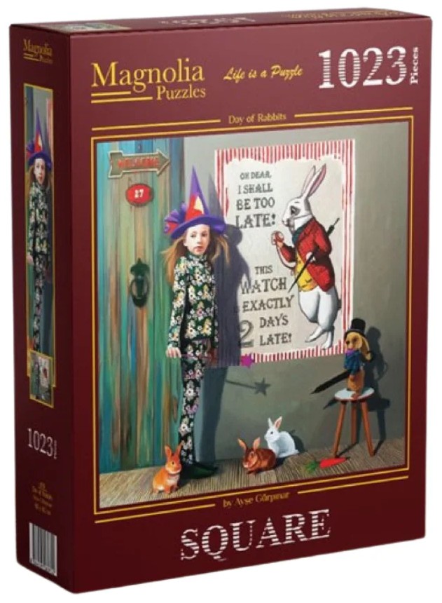 Puzzle Magnolia din 1023 piese - Ziua Iepurelui
