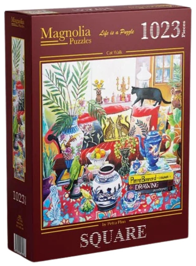 Puzzle Magnolia din 1023 piese - Poartă de pisici