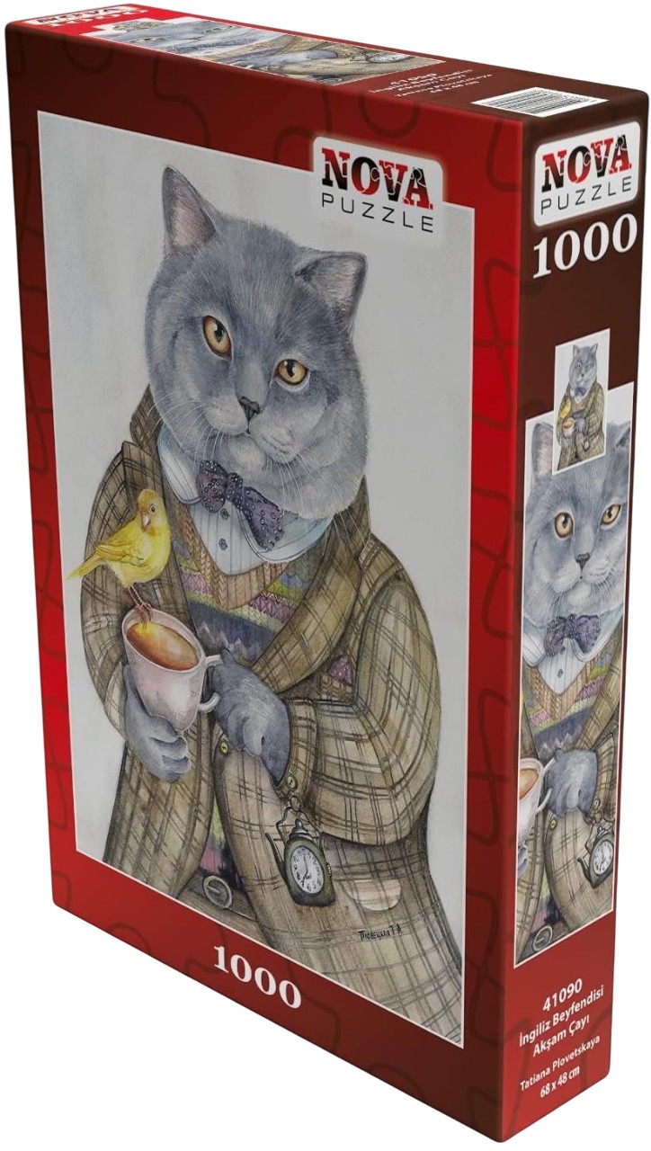 Puzzle Nova puzzle din 1000 piese - Ceai pentru un gentleman britanic