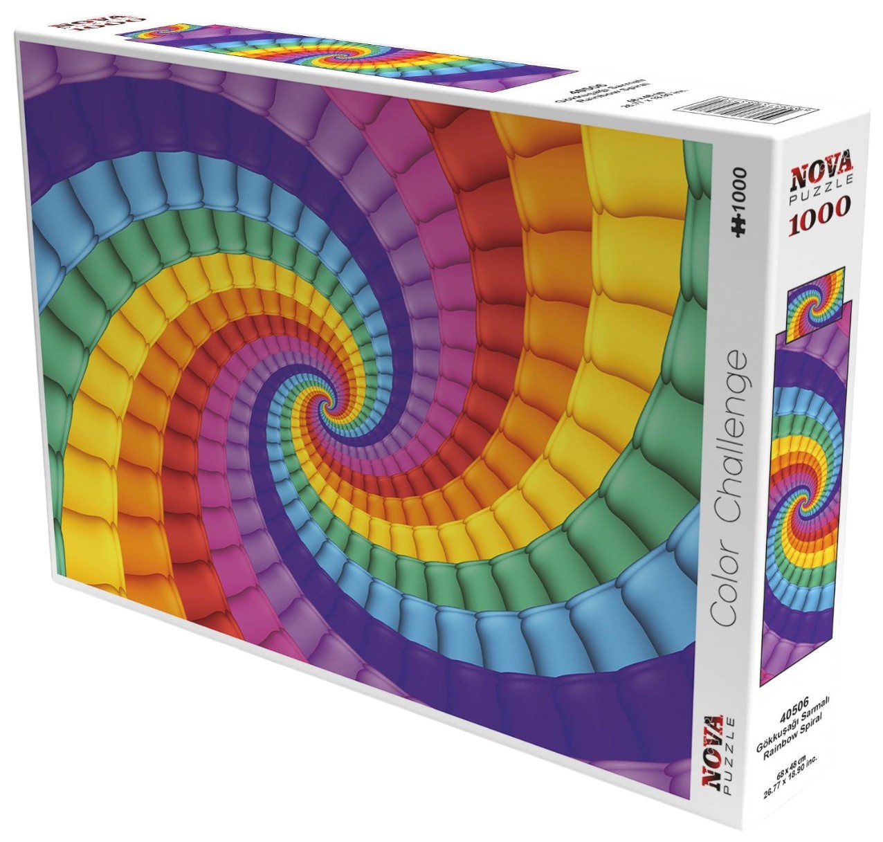 Puzzle Nova puzzle din 1000 piese - Spirala multicolora