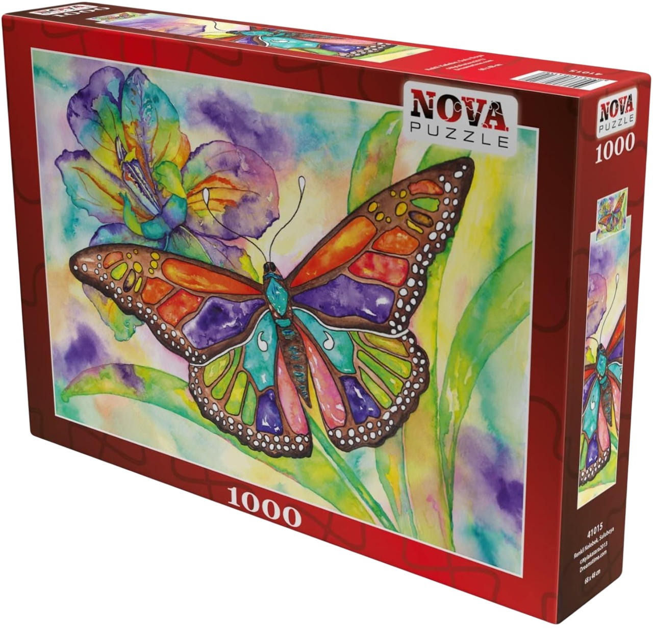 Puzzle Nova puzzle din 1000 piese - Fluture colorat