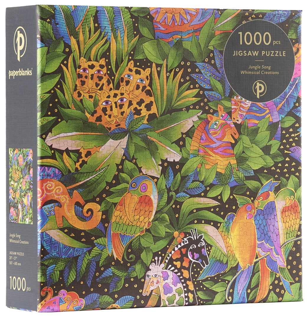 Puzzle Paperblanks din 1000 piese - Cântecul junglei