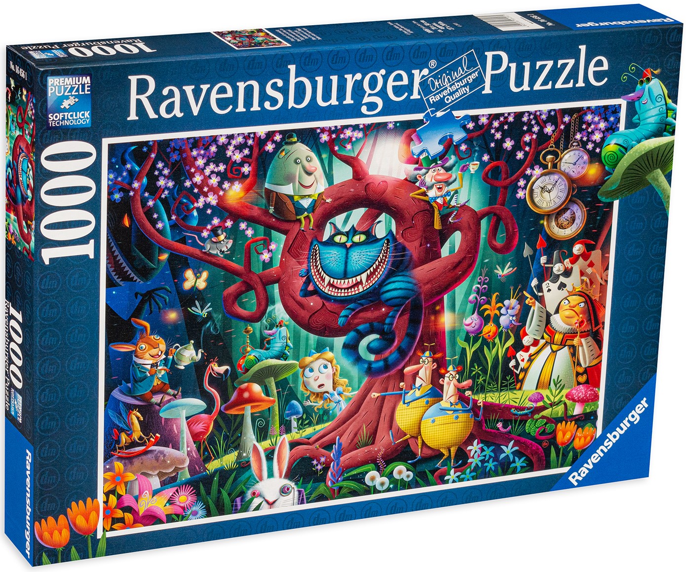 Puzzle Ravensburger din 1000 de piese - Alice în Țara Minunilor