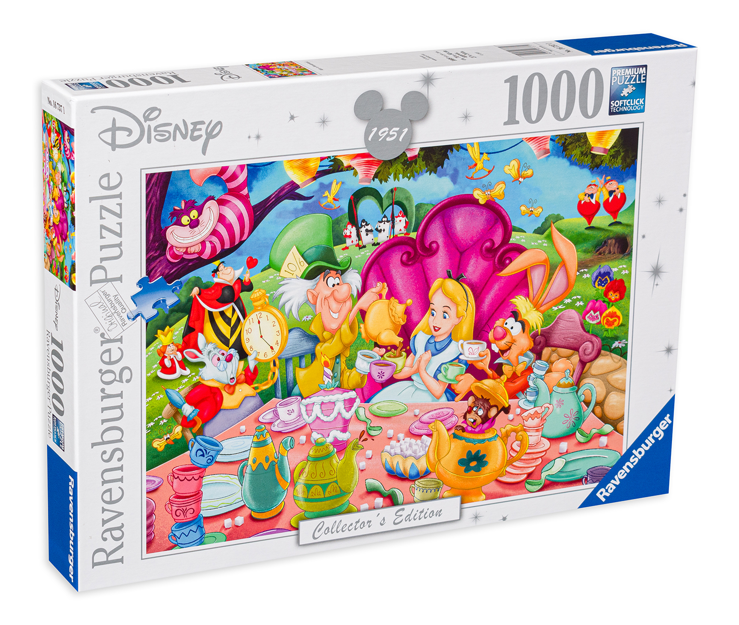 Puzzle Ravensburger din 1000 de piese - Alice in Tara Minunilor