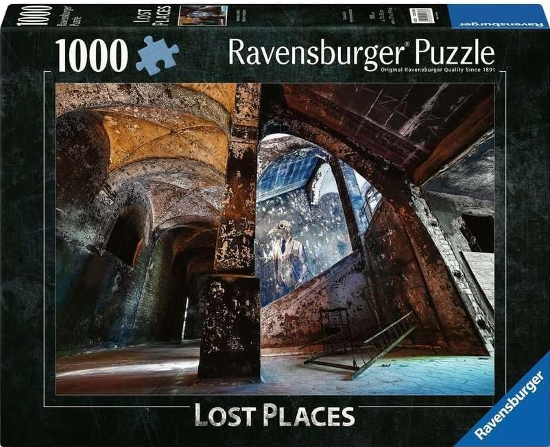 Puzzle Ravensburger din  1000 piese - Casă alpină cu graffiti