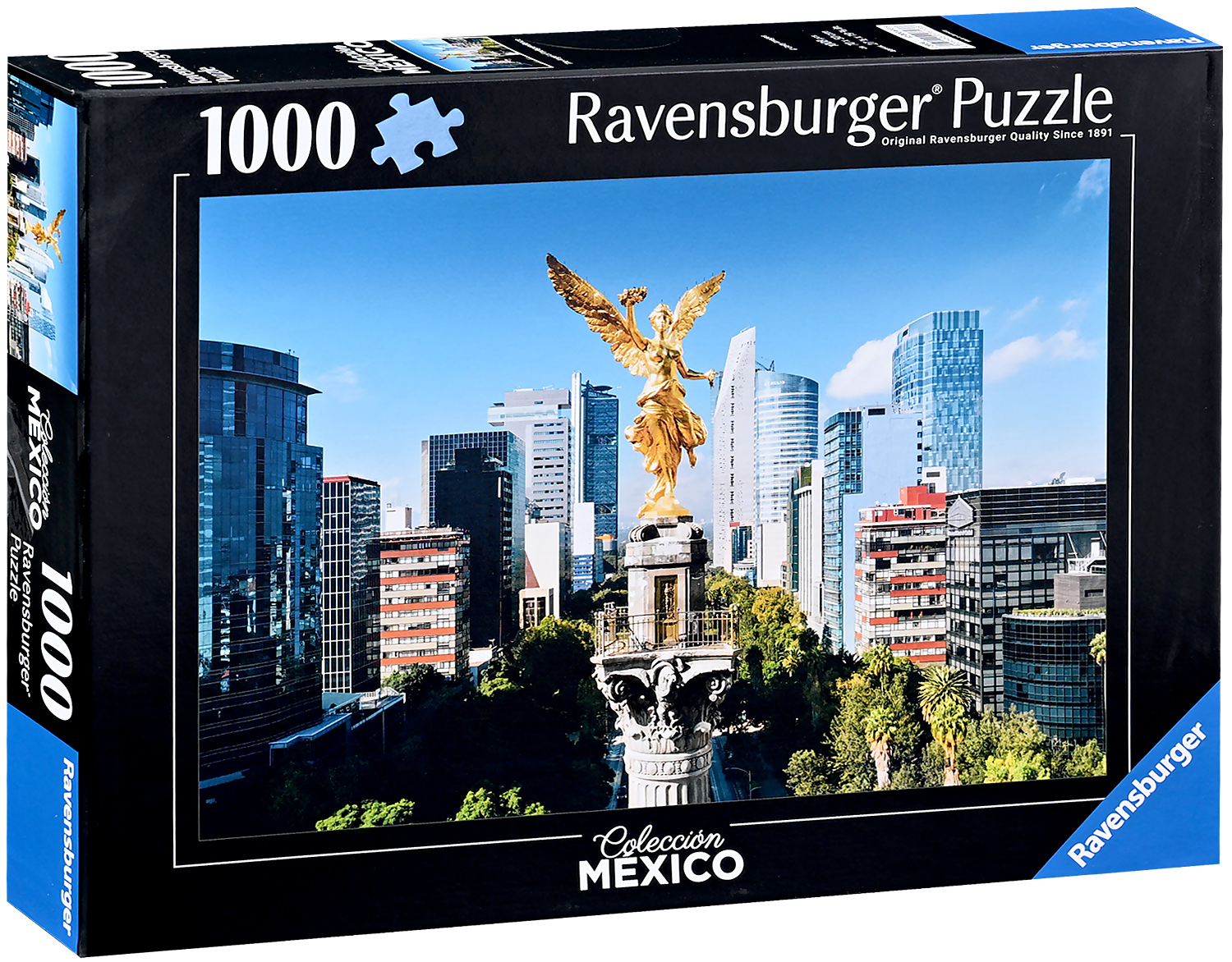 Puzzle Ravensburger de 1000 piese – Îngerul Independenței în Ciudad de Mexico