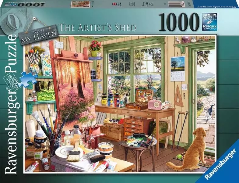 Puzzle Ravensburger din 1000 de piese - Atelierul artistului