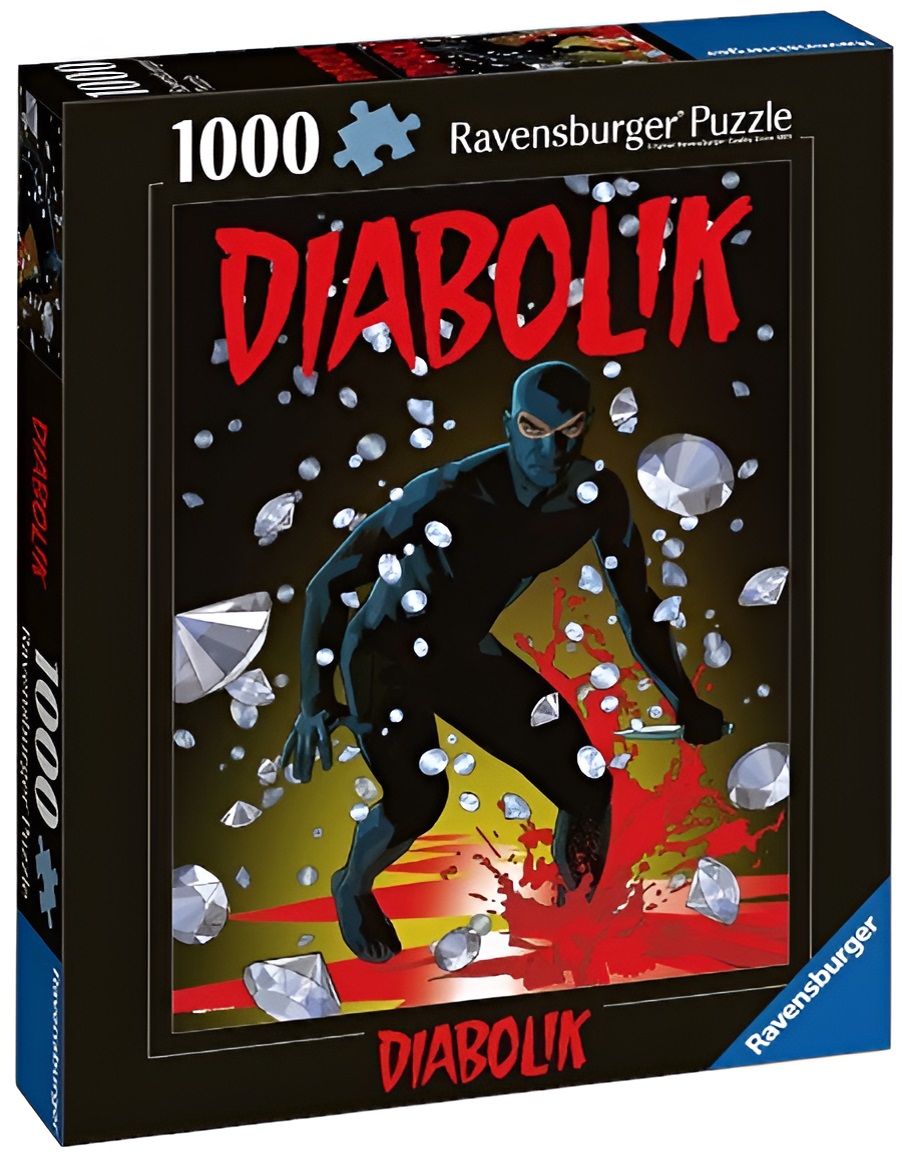 Puzzle Ravensburger din 1000 piese - Diabolik: În căutarea diamantelor