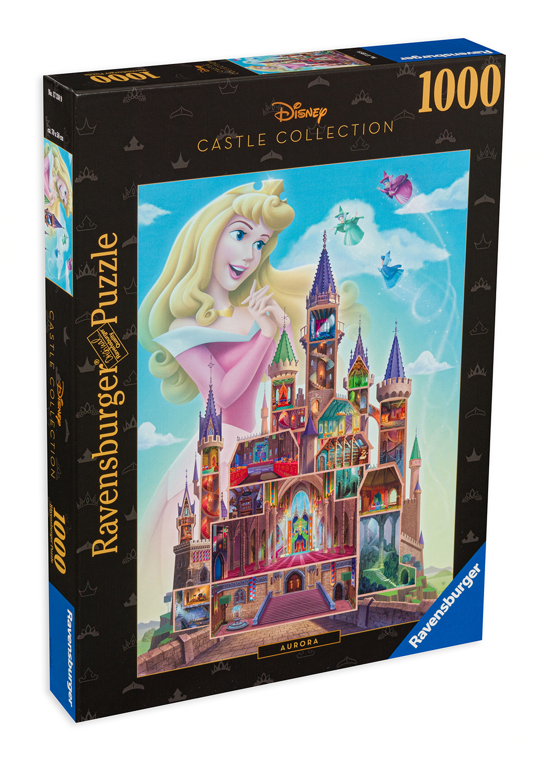 Puzzle Ravensburger din 1000 de piese - Disney: Castelul Adormitei