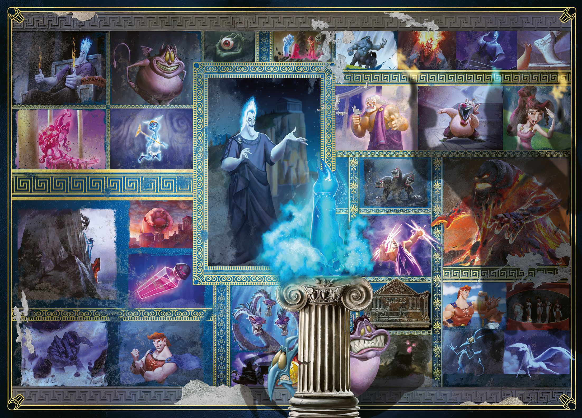 Puzzle Ravensburger din 1000 de piese - Disney Villain: Hades