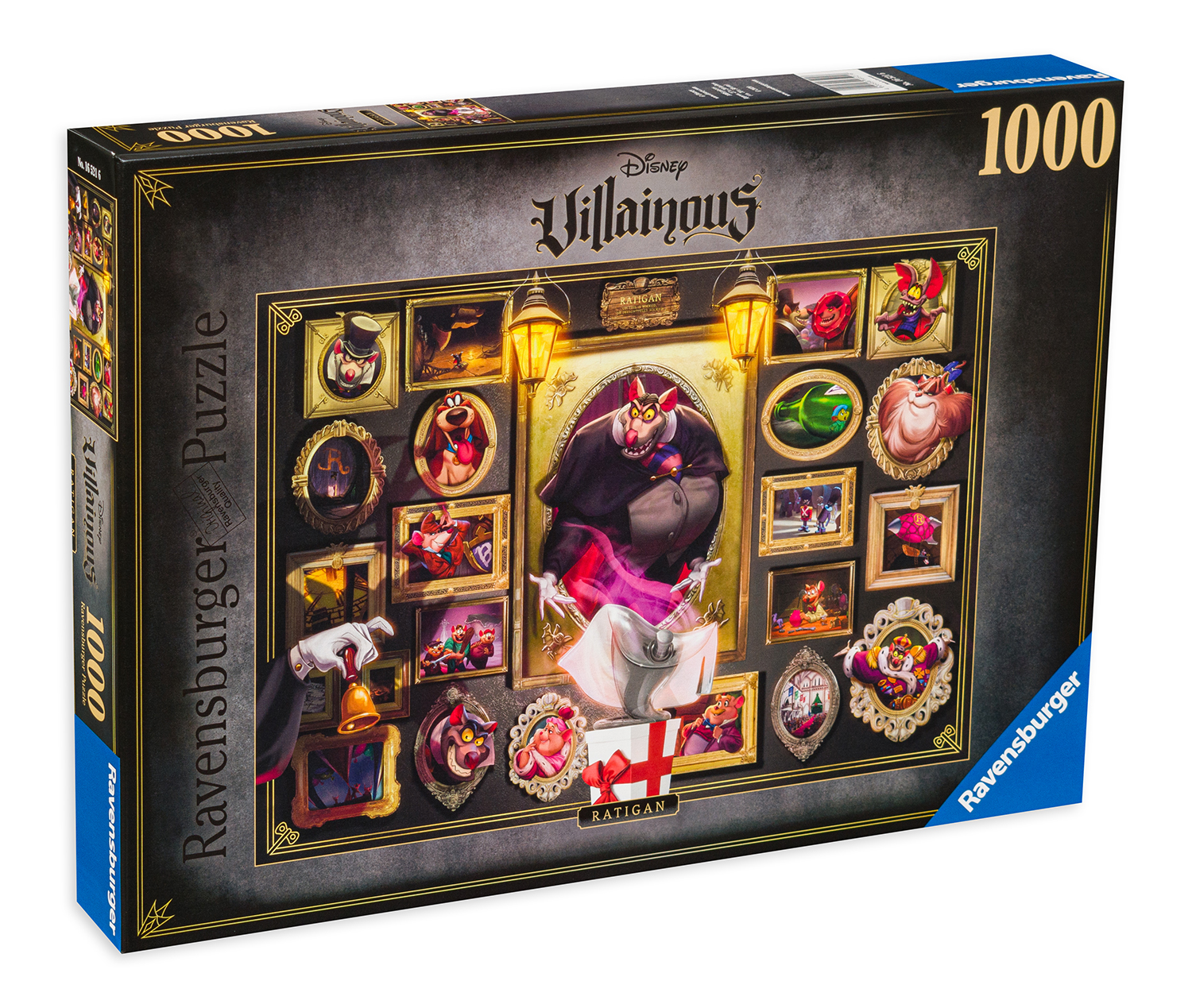 Puzzle Ravensburger din 1000 de piese - Disney Villain: Ratigan