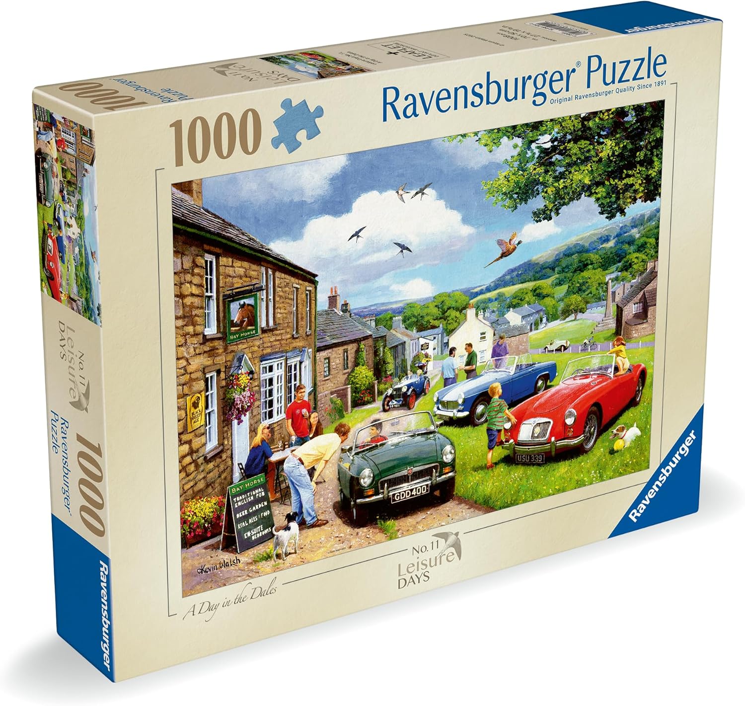 Puzzle Ravensburger din 1000 piese - O zi în Yorkshire Dales