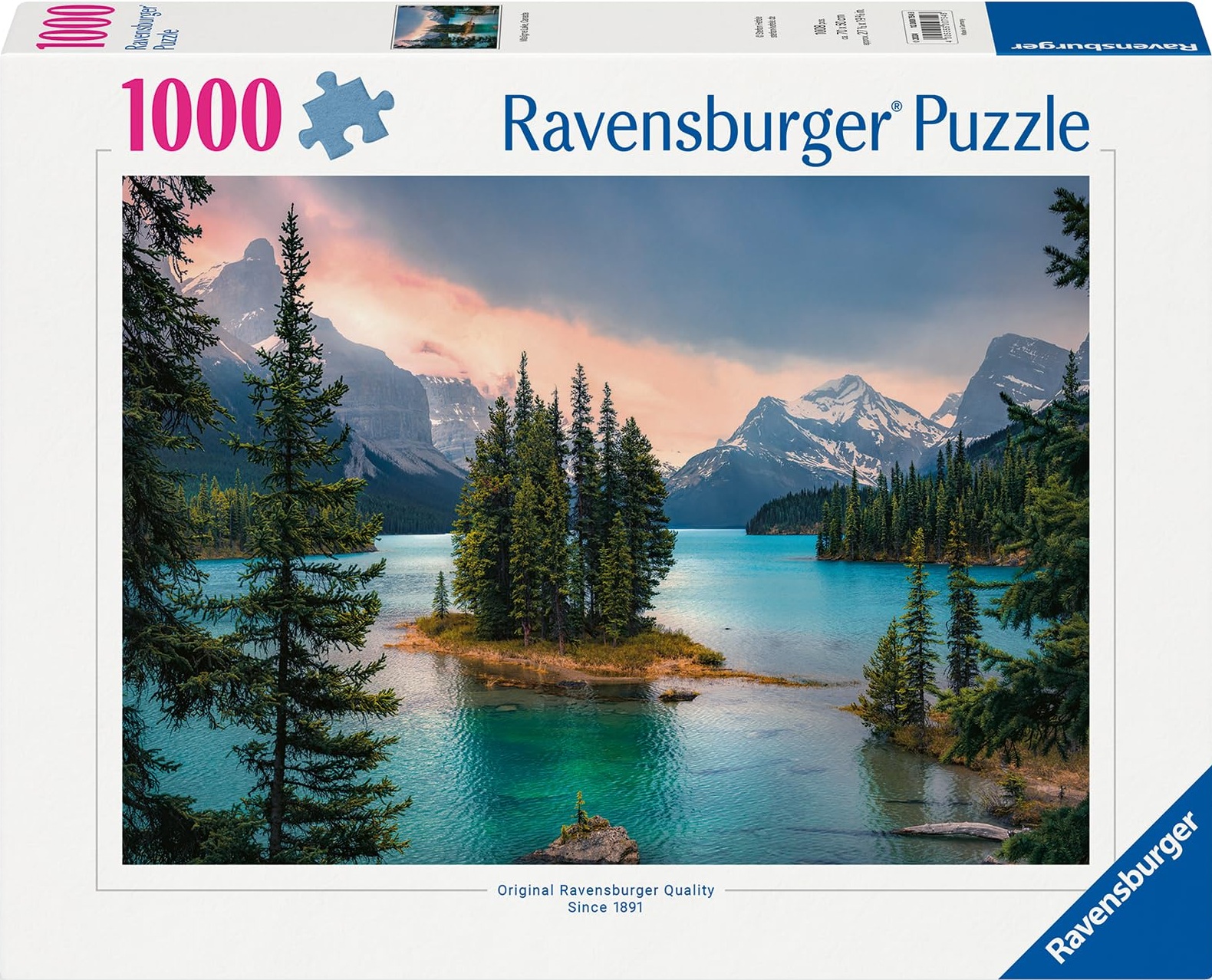 Puzzle Ravensburger din 1000 piese - Lacul Malin, Canada