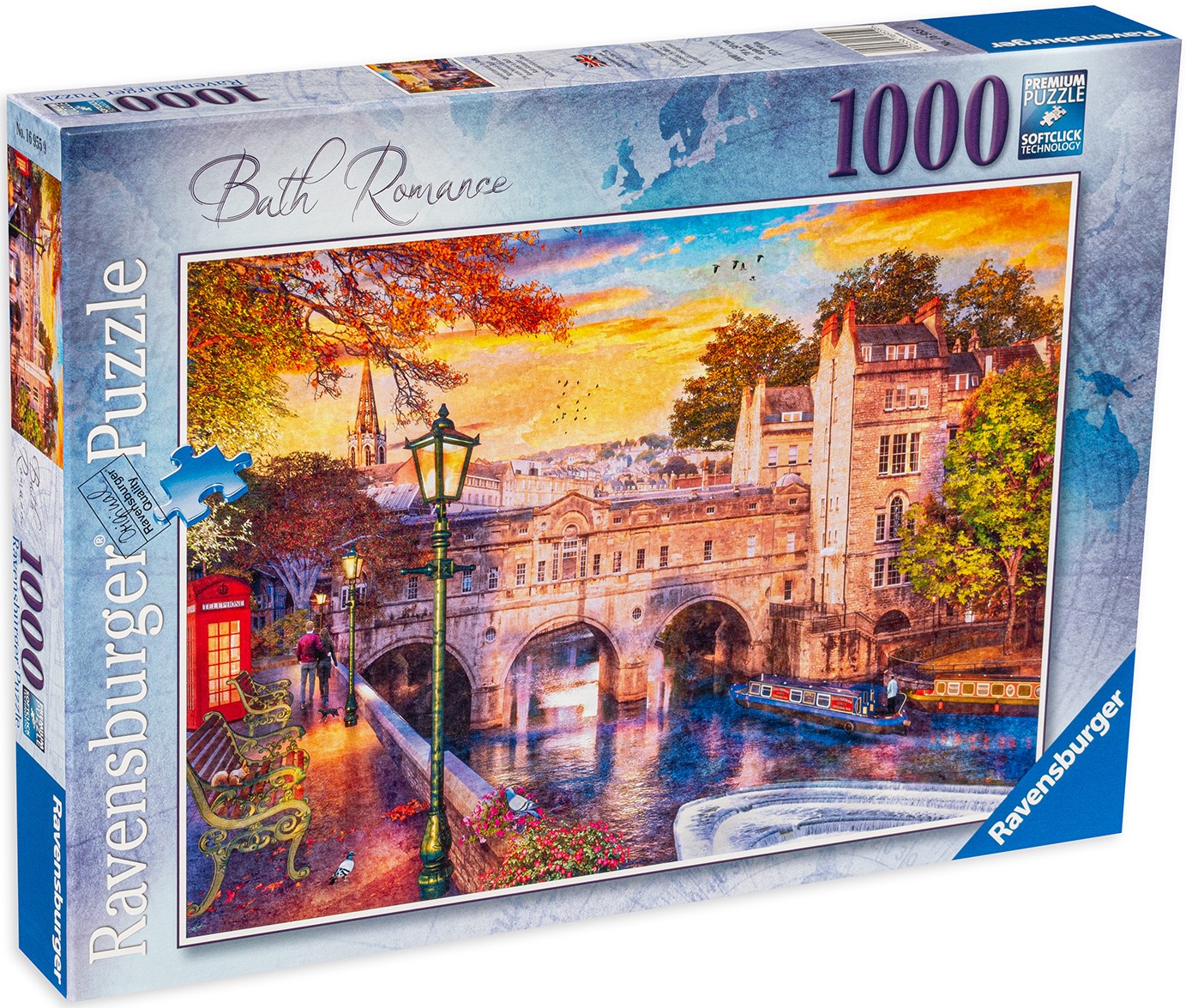 Puzzle Ravensburger din 1000 de piese - Vedere a podului
