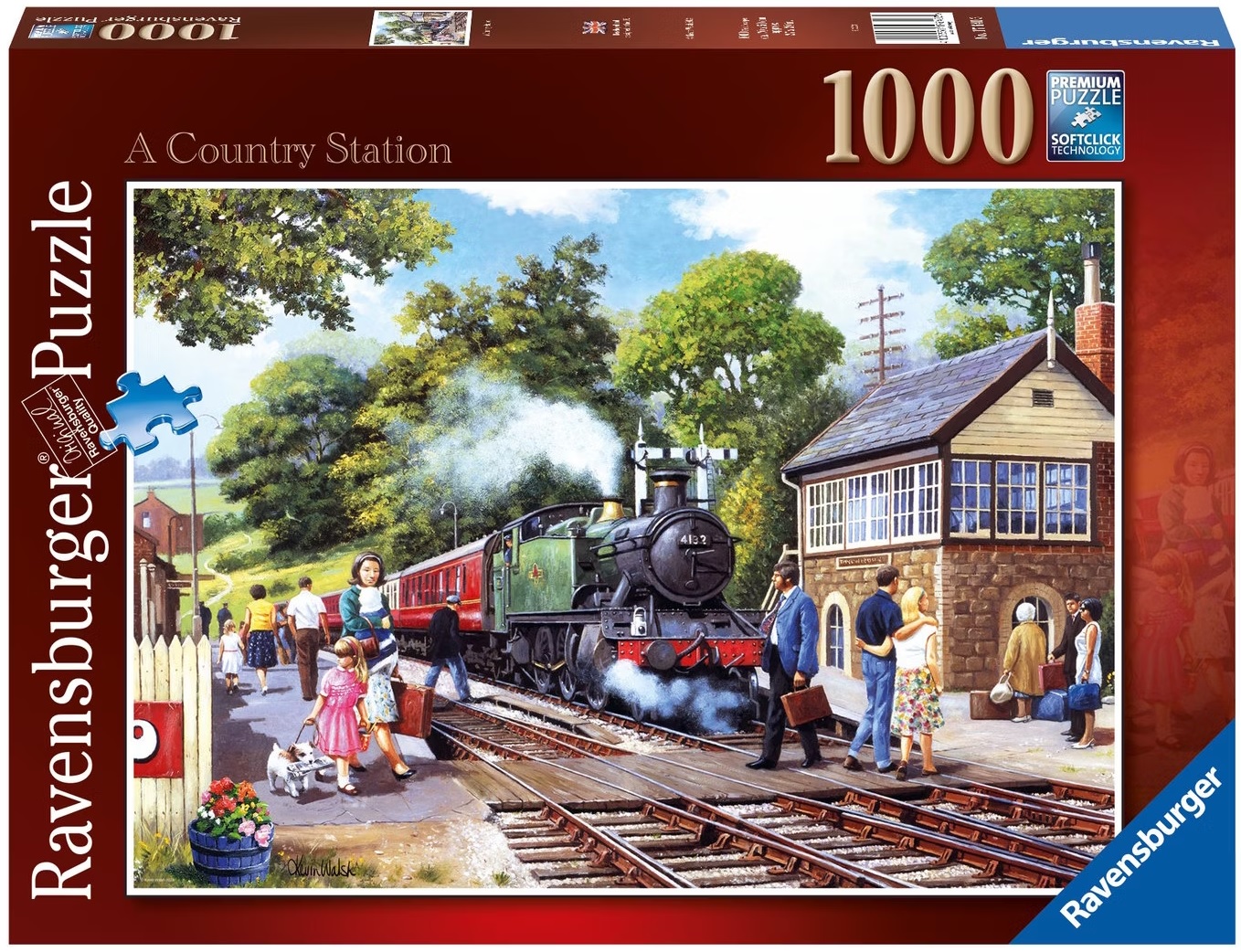 Puzzle Ravensburger din  1000 piese - Gara orasului