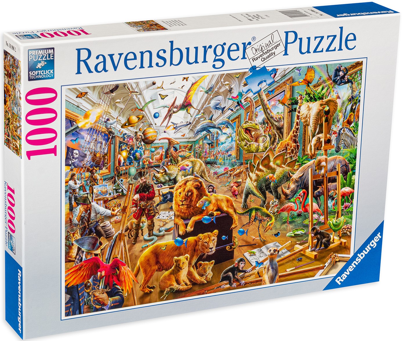 Puzzle Ravensburger din 1000 de piese - Haos in galerie