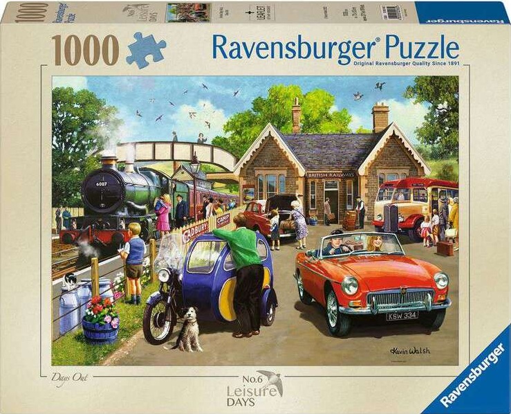 Puzzle Ravensburger din 1000 de bucăți  - Ieșiri