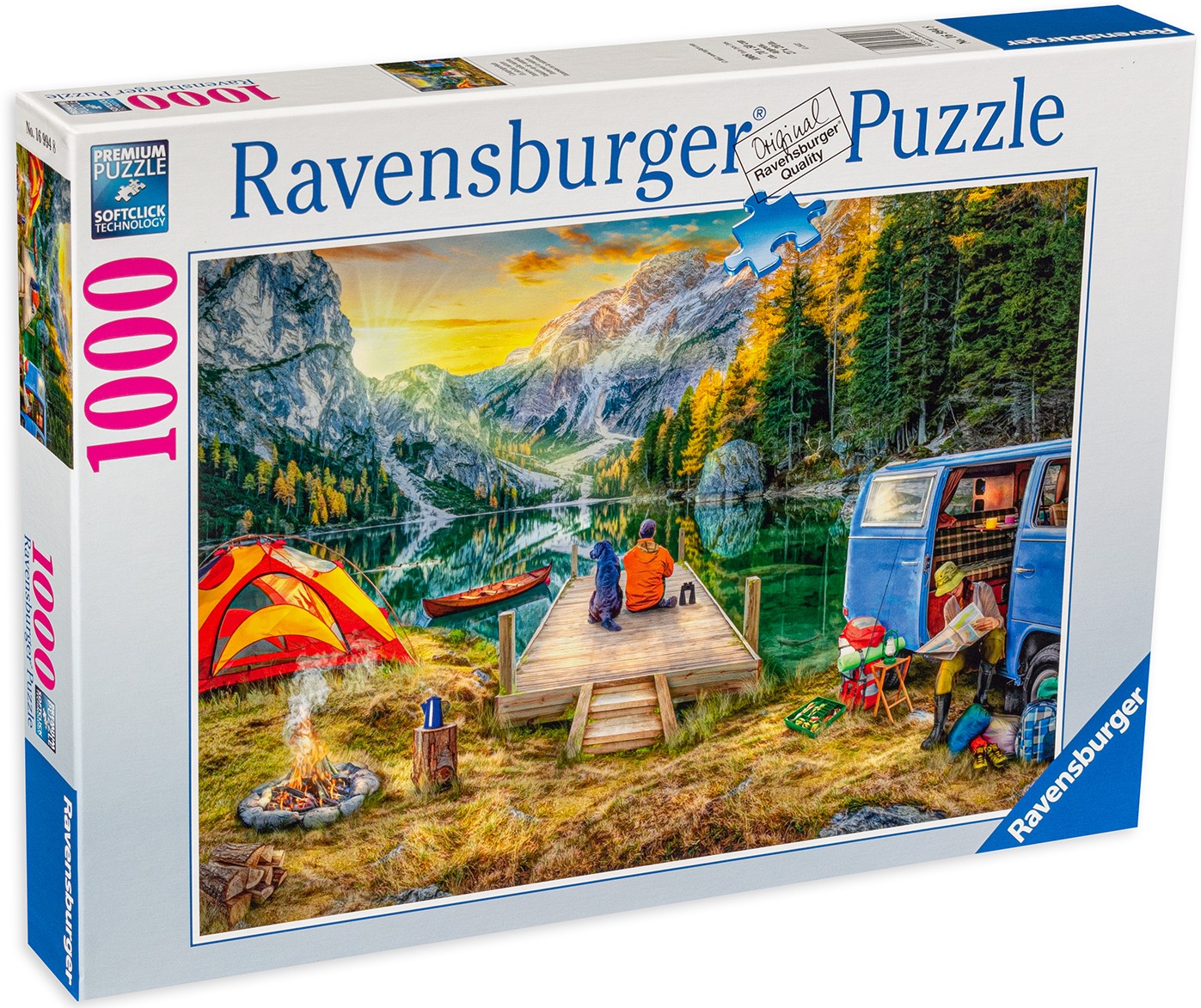 Puzzle Ravensburger din 1000 de piese - Camping