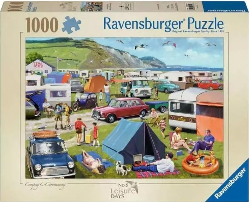 Puzzle Ravensburger din 1000 de bucăți  - Camping