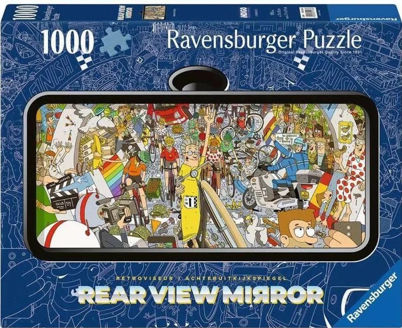 Puzzle Ravensburger din  1000 piese - Mersul cu bicicleta