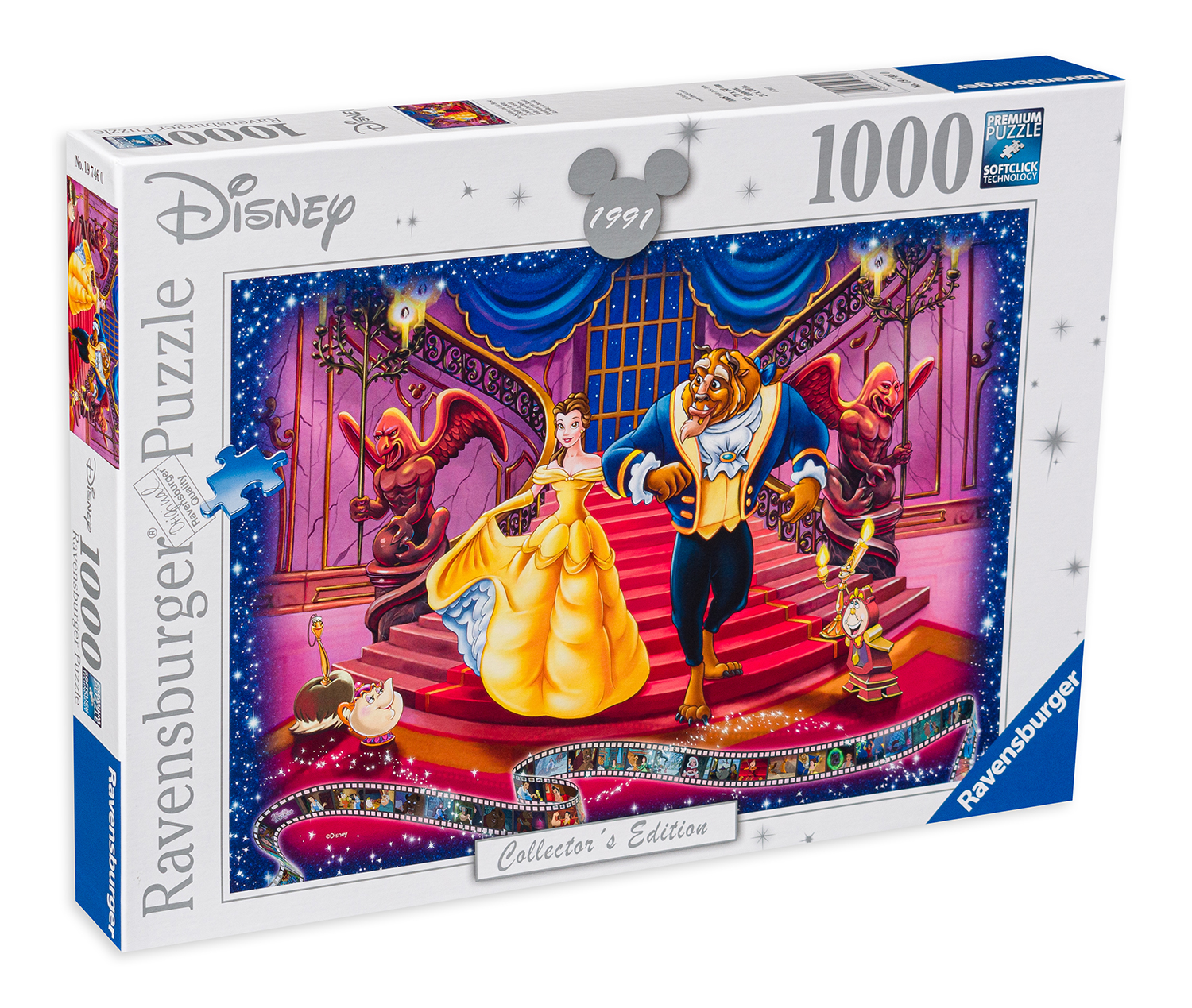Puzzle Ravensburger din 1000 de piese - Frumoasa si Bestie