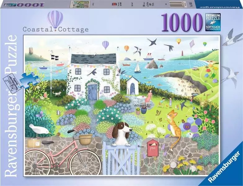 Puzzle Ravensburger din 1000 de piese - Cabana de coastă