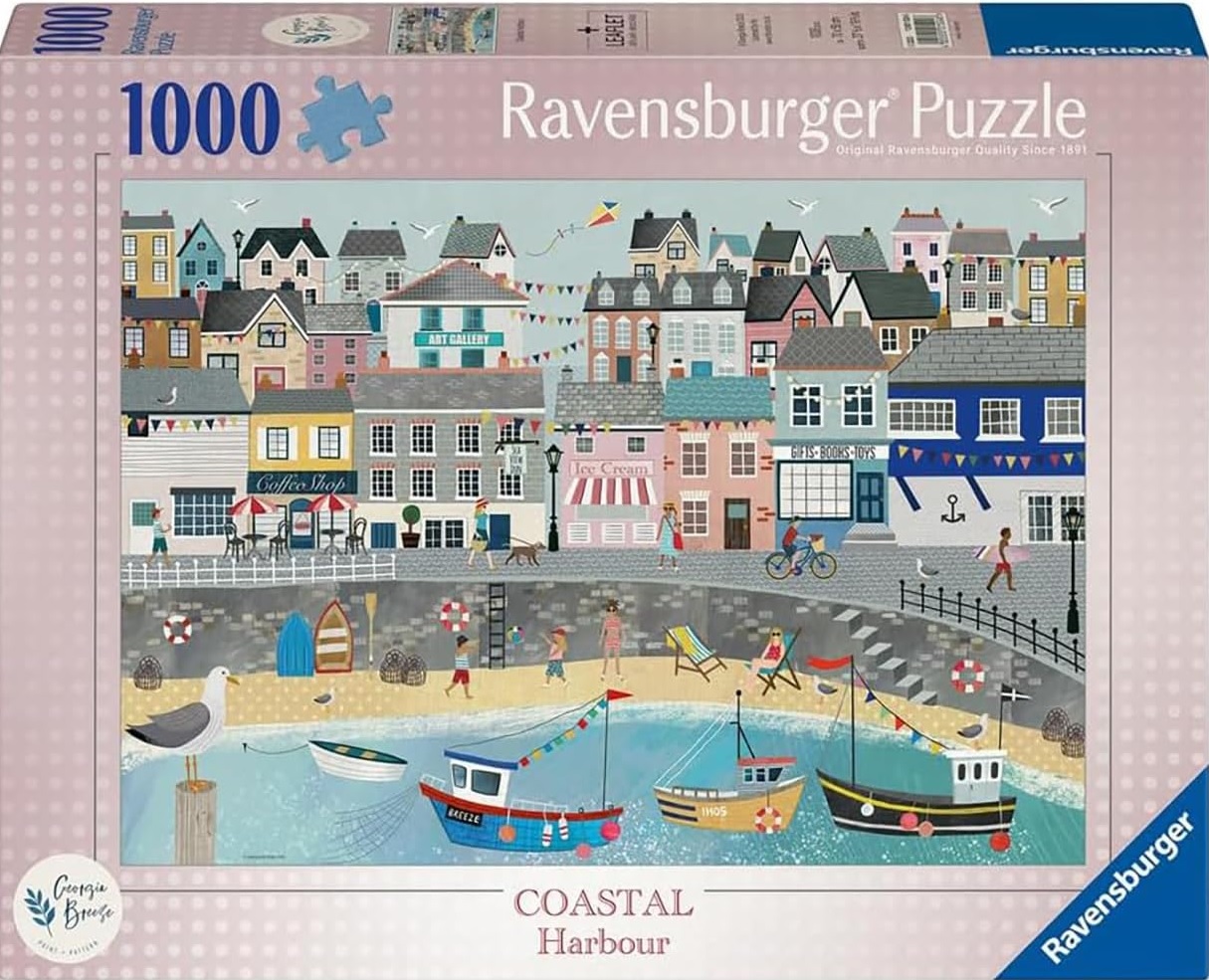 Puzzle Ravensburger din 1000 piese - Portul de coastă
