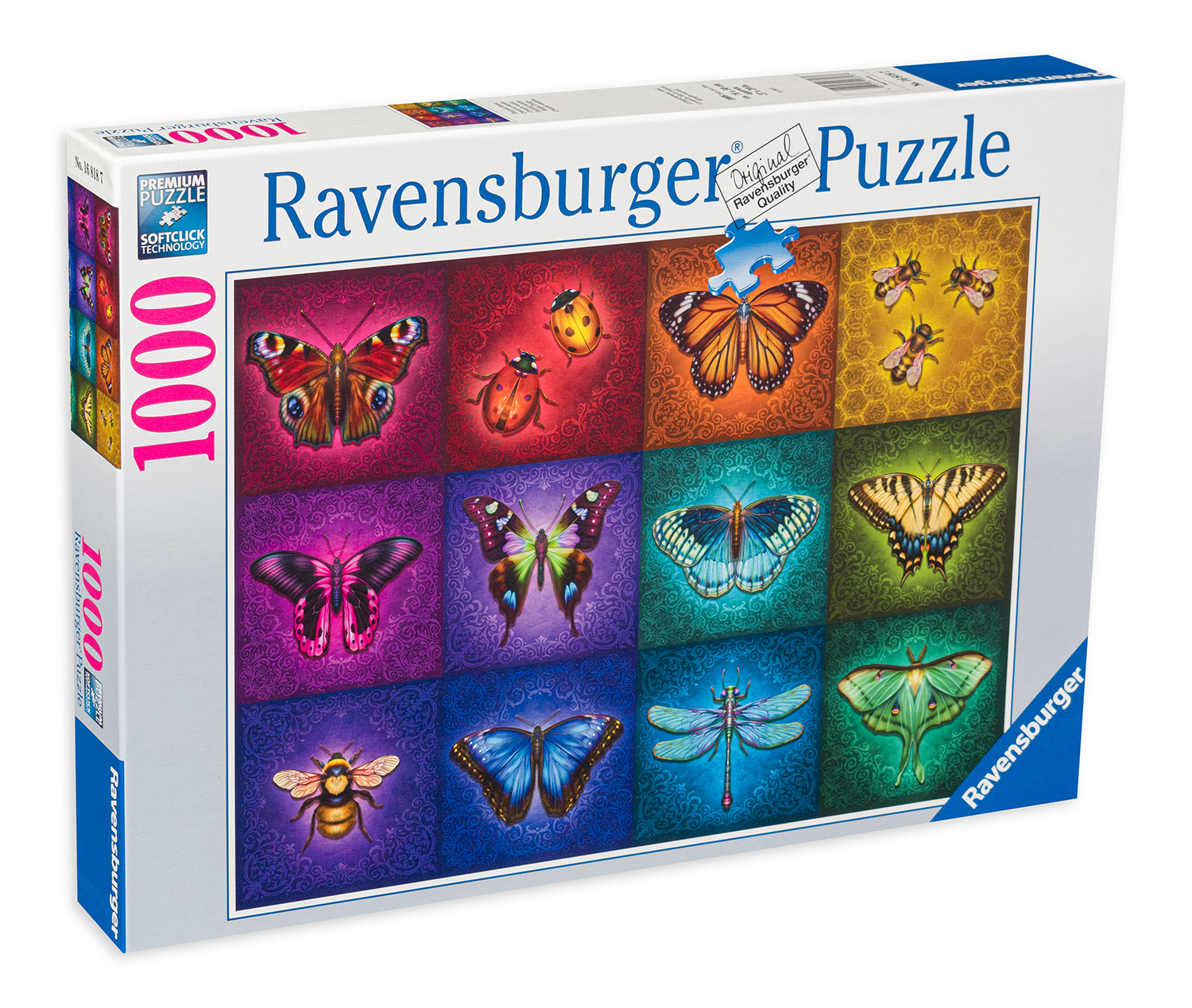 Puzzle Ravensburger din 1000 de piese - Animale inaripate