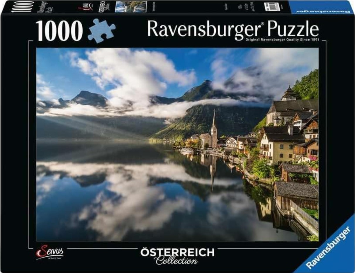 Puzzle Ravensburger din 1000 de piese  - Legendarul Hallstatt