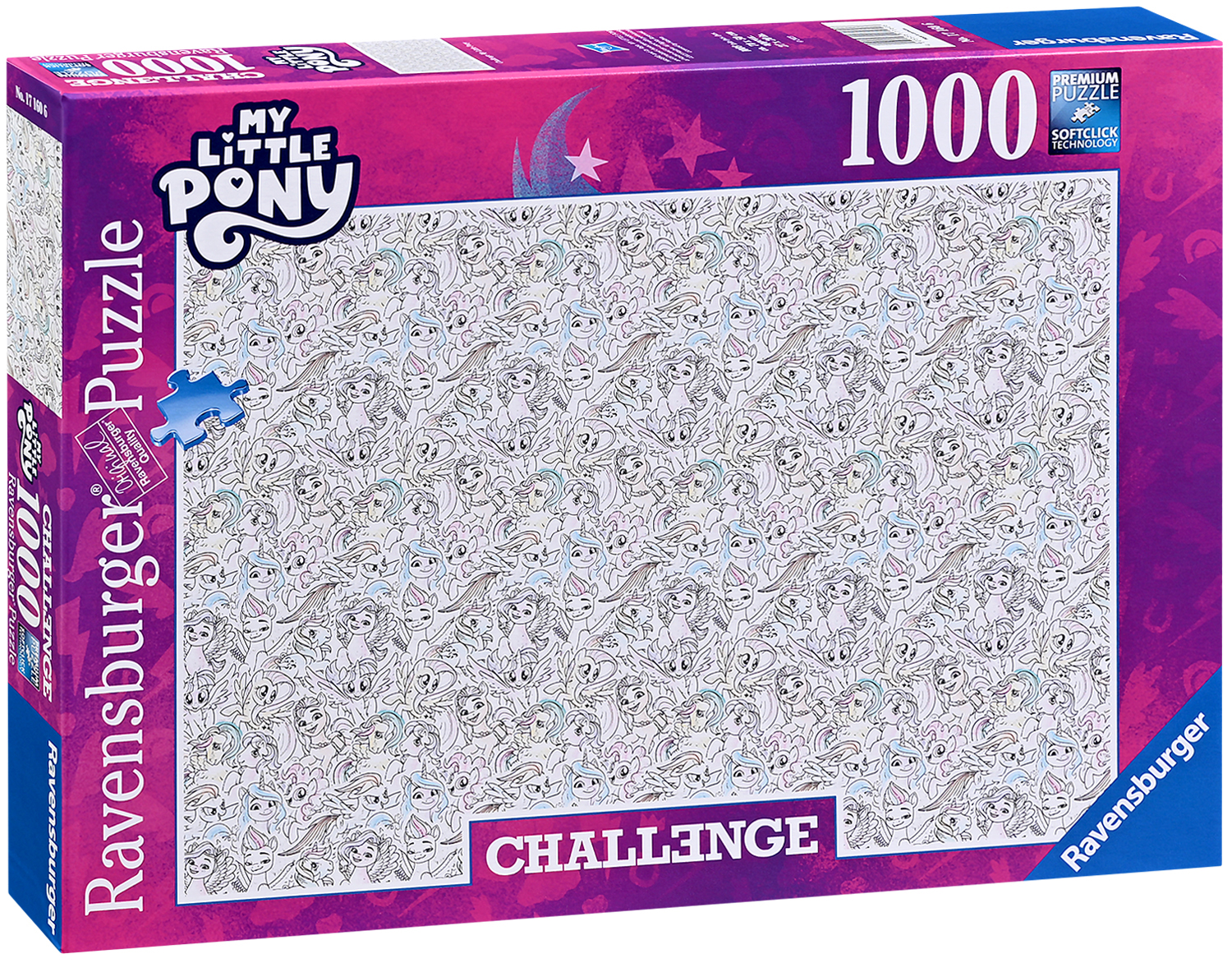 Puzzle Ravensburger din 1000 de piese - Micul ponei