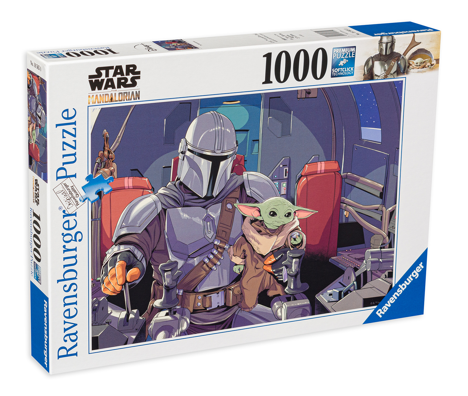 Puzzle Ravensburger din 1000 de piese - Mandalorianul