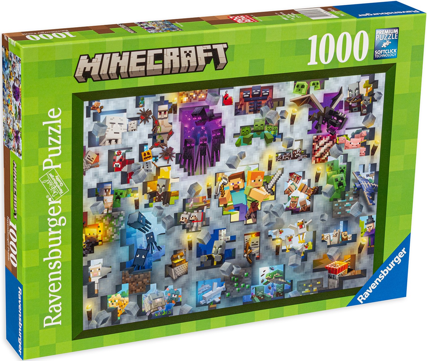 Puzzle Ravensburger 1000 de piese - Maincraft