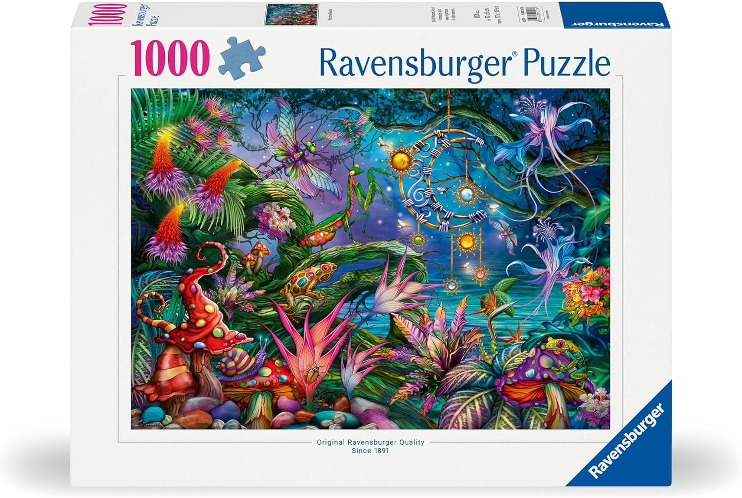 Puzzle Ravensburger din 1000 piese - Visând în culorile curcubeului