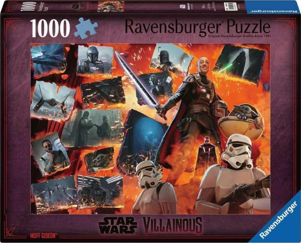 Puzzle Ravensburger  din 1000 de piese  - Războiul Războiului Stelelor: Moff Gideon