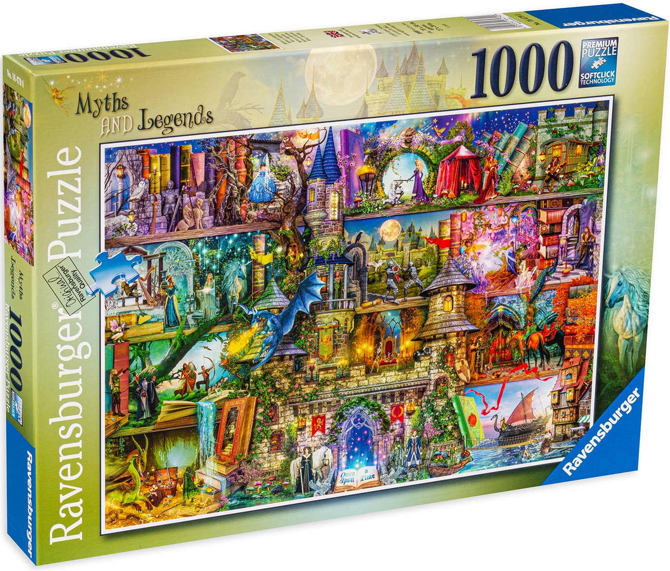 Puzzle Ravensburger 1000 de piese - Mituri și legende
