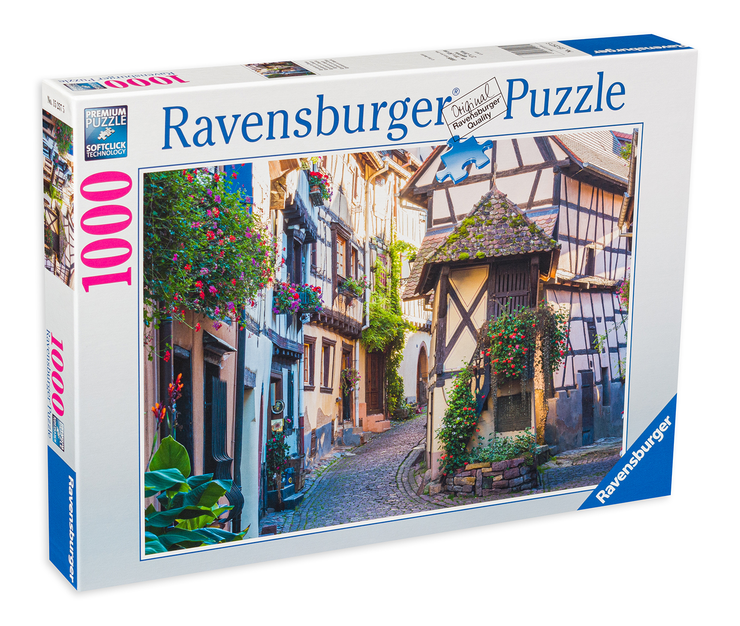 Puzzle Ravensburger din 1000 de piese - French Moments in Alsace
