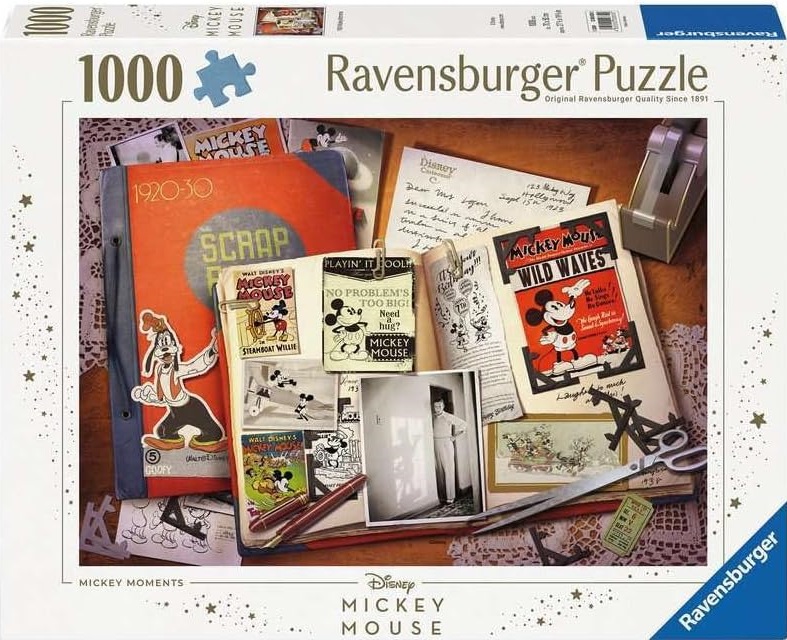 Puzzle Ravensburger din  1000 piese - Momente Mickey Mouse, 1930