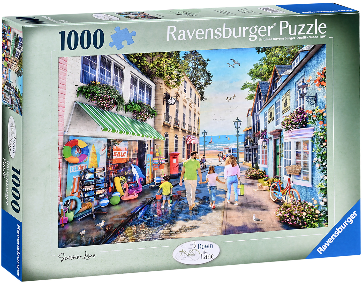 Puzzle Ravensburger din 1000 piese - Aleea marina