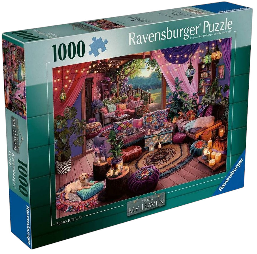 Puzzle  Ravensburger din 1000 piese - My Haven No12: Escapadă boho