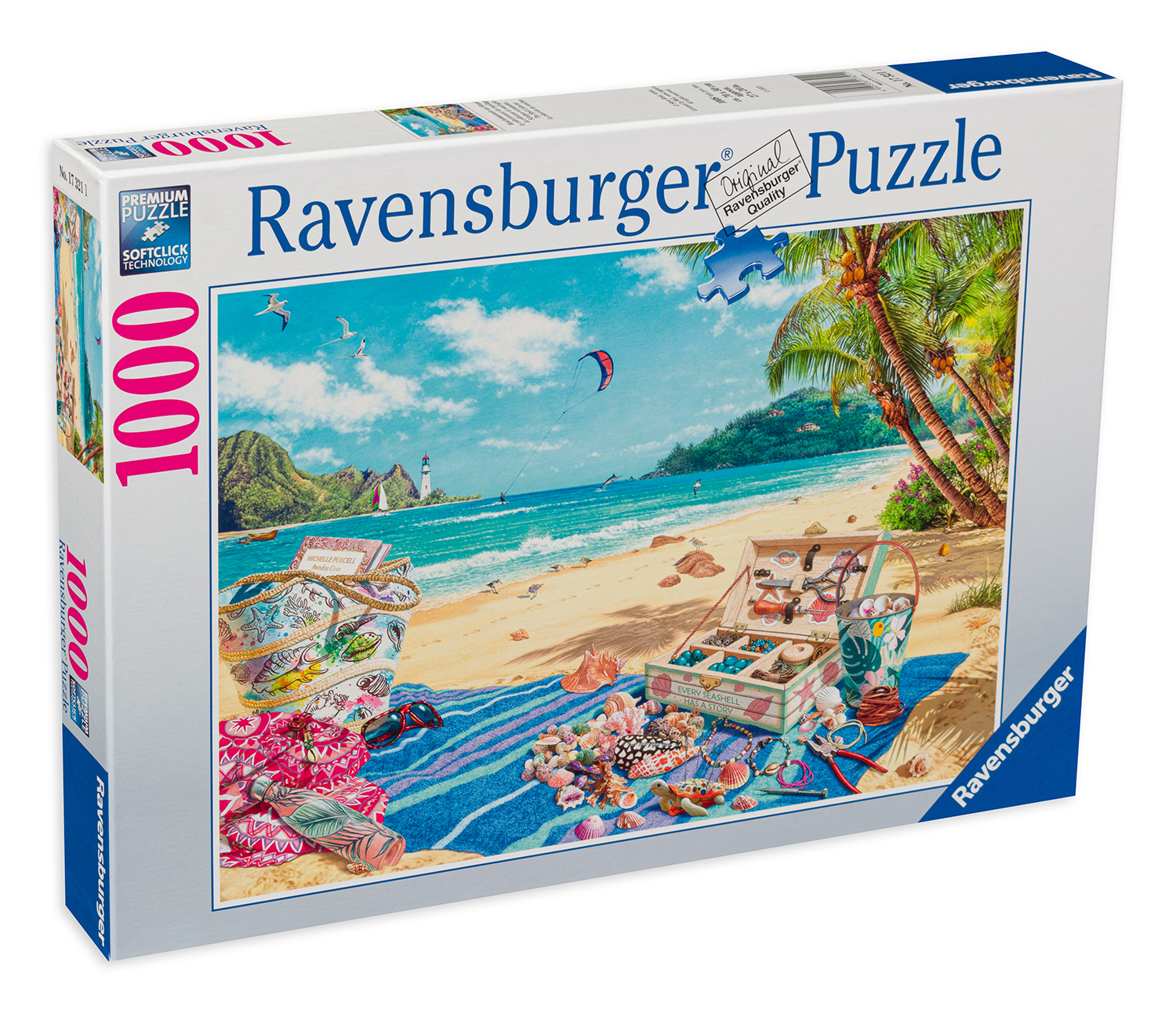 Puzzle Ravensburger din 1000 de piese - La Plajă