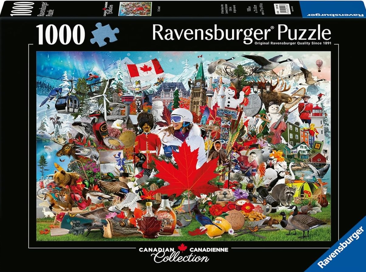 Puzzle Ravensburger din 1000 de bucăți  - O, Canada!
